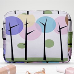 Forest Trees Nature Plants Make Up Pouch (large)