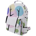 Forest Trees Nature Plants Flap Pocket Backpack (Small) View1