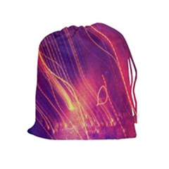 Abstrait Lumière Drawstring Pouch (xl) by kcreatif