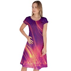 Abstrait Lumière Classic Short Sleeve Dress