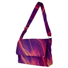 Abstrait Lumière Full Print Messenger Bag (m)