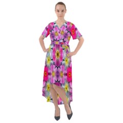 Ab 107 Front Wrap High Low Dress by ArtworkByPatrick