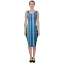 painted stripe Sleeveless Pencil Dress View1