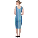 painted stripe Sleeveless Pencil Dress View4