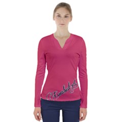 Combat76 Skinheadgirl V-neck Long Sleeve Top