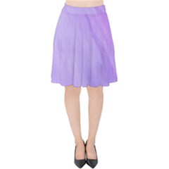 Purple Shade Velvet High Waist Skirt by designsbymallika