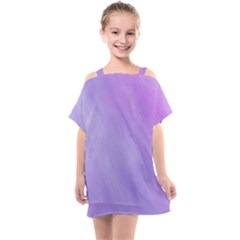 Purple Shade Kids  One Piece Chiffon Dress by designsbymallika