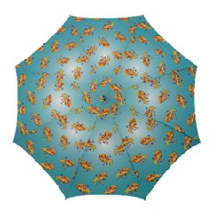 Pizza Love Golf Umbrellas by designsbymallika