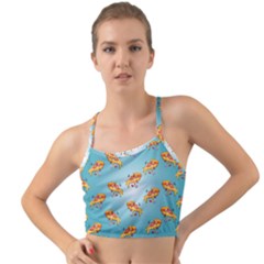 Pizza Love Mini Tank Bikini Top