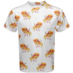 Pizza Pattern Men s Cotton Tee by designsbymallika