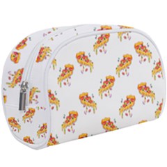 Pizza Pattern Makeup Case (large)