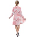 PINK MARBLE PRINT All Frills Chiffon Dress View2