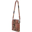 Floral Grungy Style Artwork Multi Function Travel Bag View1