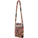 Floral Grungy Style Artwork Multi Function Travel Bag View2