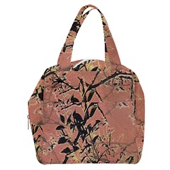 Floral Grungy Style Artwork Boxy Hand Bag by dflcprintsclothing