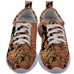 Floral Grungy Style Artwork Kids Athletic Shoes by dflcprintsclothing