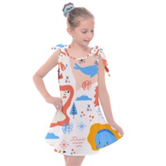 1 (1) Kids  Tie Up Tunic Dress