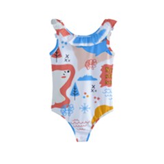 1 (1) Kids  Frill Swimsuit