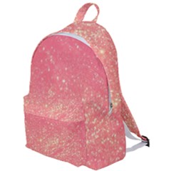 Pink Glitter Print The Plain Backpack by designsbymallika