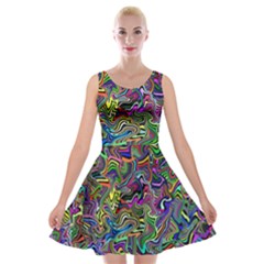 Ab 116 Velvet Skater Dress by ArtworkByPatrick