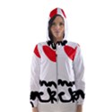 I HEART Chimney Rock Women s Hooded Windbreaker View1