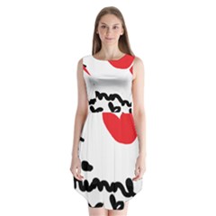 I Heart Chimney Rock Sleeveless Chiffon Dress   by Majesticmountain