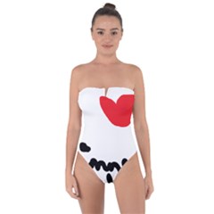 I Heart Chimney Rock Tie Back One Piece Swimsuit by Majesticmountain