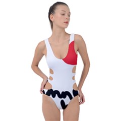 I Heart Chimney Rock Side Cut Out Swimsuit by Majesticmountain