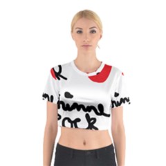 I Heart Chimney Rock Cotton Crop Top by Majesticmountain