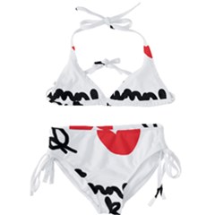 I Heart Chimney Rock Kids  Classic Bikini Set by Majesticmountain