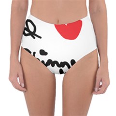 I Heart Chimney Rock Reversible High-waist Bikini Bottoms by Majesticmountain