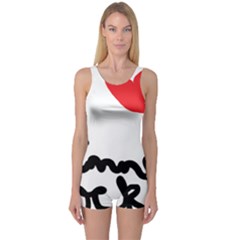 I Heart Chimney Rock One Piece Boyleg Swimsuit by Majesticmountain