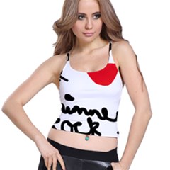 I Heart Chimney Rock Spaghetti Strap Bra Top by Majesticmountain