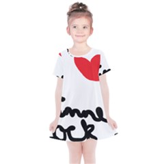 I Heart Chimney Rock Kids  Simple Cotton Dress by Majesticmountain