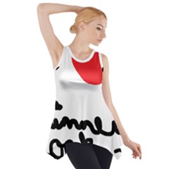 I Heart Chimney Rock Side Drop Tank Tunic by Majesticmountain