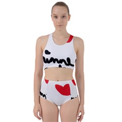 I Heart Chimney Rock Racer Back Bikini Set by Majesticmountain