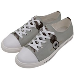 One Island Two Horizons For One Woman Women s Low Top Canvas Sneakers by pepitasart