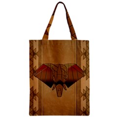 Wonderful Elephant Zipper Classic Tote Bag by FantasyWorld7