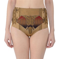 Wonderful Elephant Classic High-waist Bikini Bottoms by FantasyWorld7