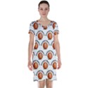 Orange Basketballs Short Sleeve Nightdress View1