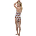 Orange Basketballs Go with the Flow One Piece Swimsuit View2