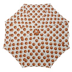 Orange Basketballs Straight Umbrellas by mccallacoulturesports