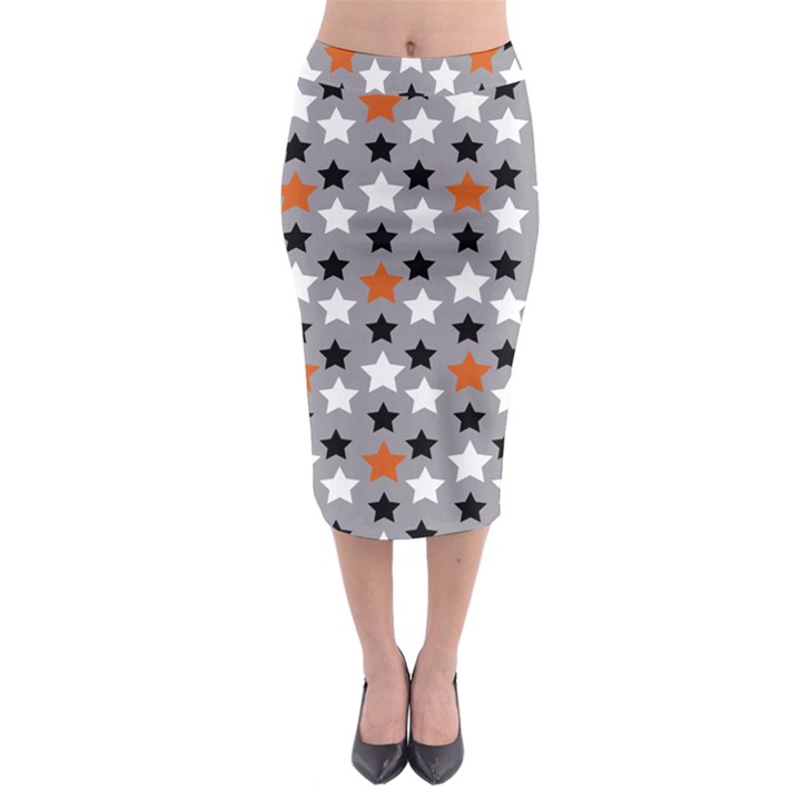 All Star Basketball Midi Pencil Skirt