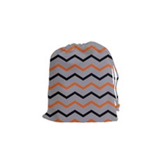 Basketball Thin Chevron Drawstring Pouch (small) by mccallacoulturesports