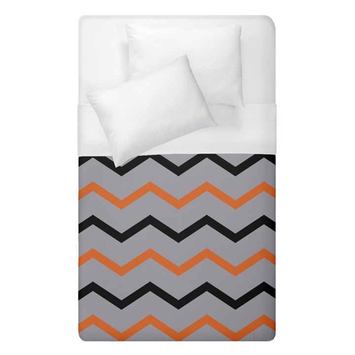 Basketball Thin Chevron Duvet Cover (Single Size)