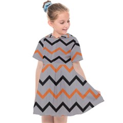 Basketball Thin Chevron Kids  Sailor Dress by mccallacoulturesports