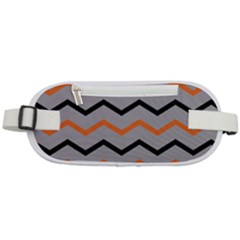 Basketball Thin Chevron Rounded Waist Pouch