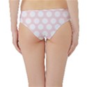 Pink and White Polka Dots Hipster Bikini Bottoms View2