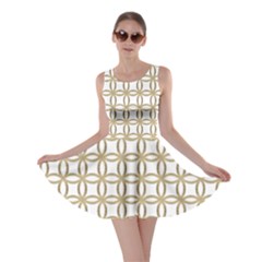 Gold Lattice Skater Dress by mccallacoulture