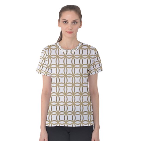 Gold Lattice Women s Cotton Tee by mccallacoulture